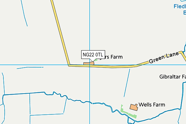 NG22 0TL map - OS VectorMap District (Ordnance Survey) NG22 0TL map - OS VectorMap District (Ordnance Survey)