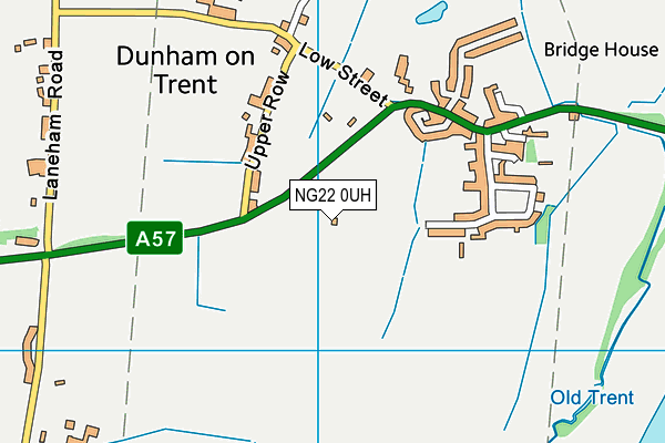 NG22 0UH map - OS VectorMap District (Ordnance Survey) NG22 0UH map - OS VectorMap District (Ordnance Survey)