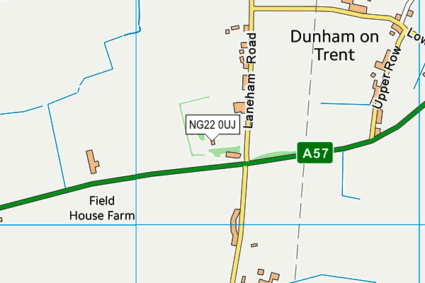 NG22 0UJ map - OS VectorMap District (Ordnance Survey) NG22 0UJ map - OS VectorMap District (Ordnance Survey)