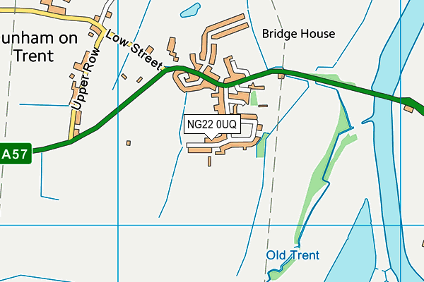 NG22 0UQ map - OS VectorMap District (Ordnance Survey) NG22 0UQ map - OS VectorMap District (Ordnance Survey)