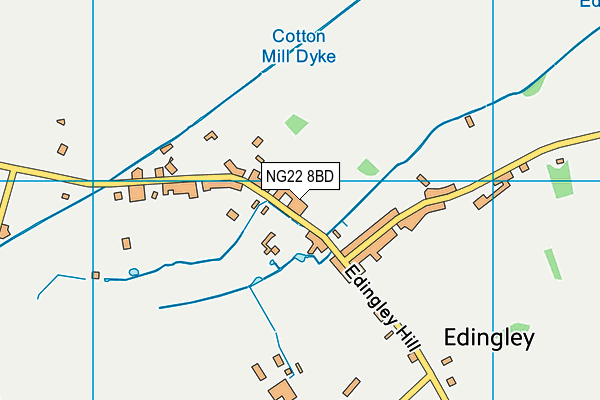 NG22 8BD map - OS VectorMap District (Ordnance Survey) NG22 8BD map - OS VectorMap District (Ordnance Survey)