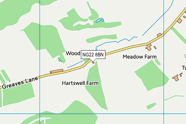 NG22 8BN map - OS VectorMap District (Ordnance Survey) NG22 8BN map - OS VectorMap District (Ordnance Survey)