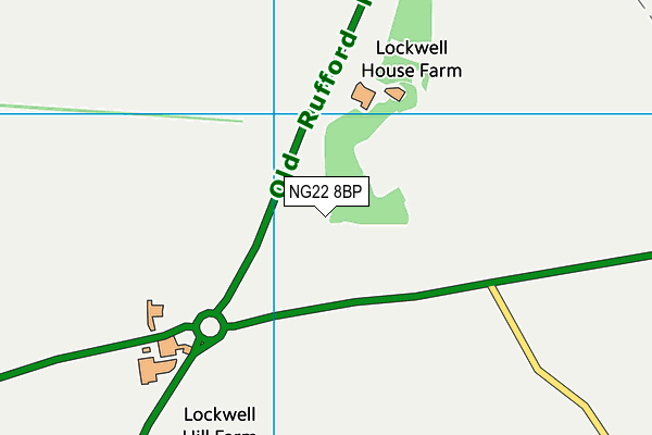 NG22 8BP map - OS VectorMap District (Ordnance Survey) NG22 8BP map - OS VectorMap District (Ordnance Survey)
