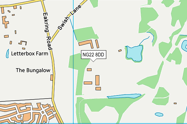 NG22 8DD map - OS VectorMap District (Ordnance Survey) NG22 8DD map - OS VectorMap District (Ordnance Survey)