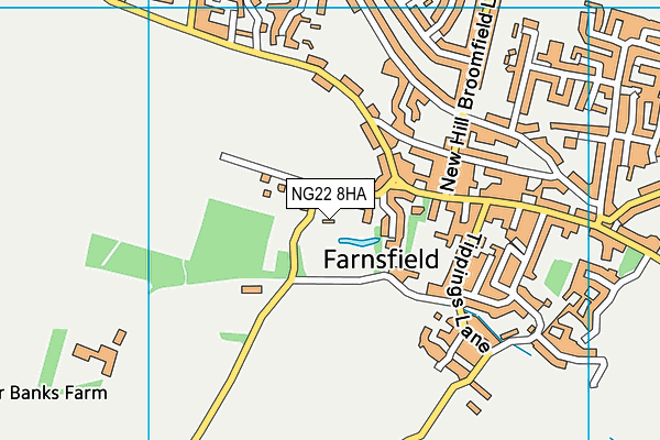 NG22 8HA map - OS VectorMap District (Ordnance Survey) NG22 8HA map - OS VectorMap District (Ordnance Survey)