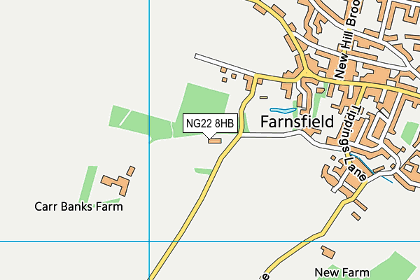 NG22 8HB map - OS VectorMap District (Ordnance Survey) NG22 8HB map - OS VectorMap District (Ordnance Survey)