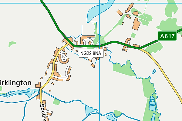 NG22 8NA map - OS VectorMap District (Ordnance Survey) NG22 8NA map - OS VectorMap District (Ordnance Survey)