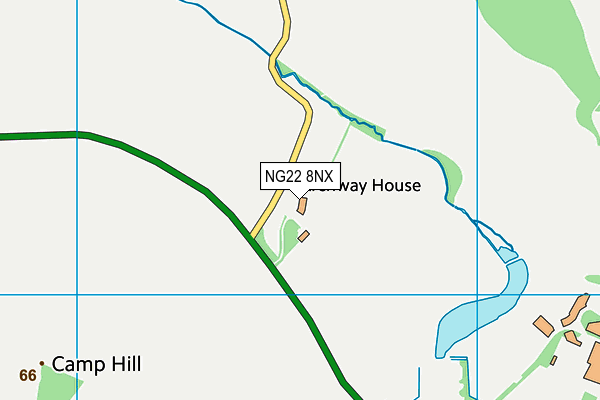 NG22 8NX map - OS VectorMap District (Ordnance Survey) NG22 8NX map - OS VectorMap District (Ordnance Survey)