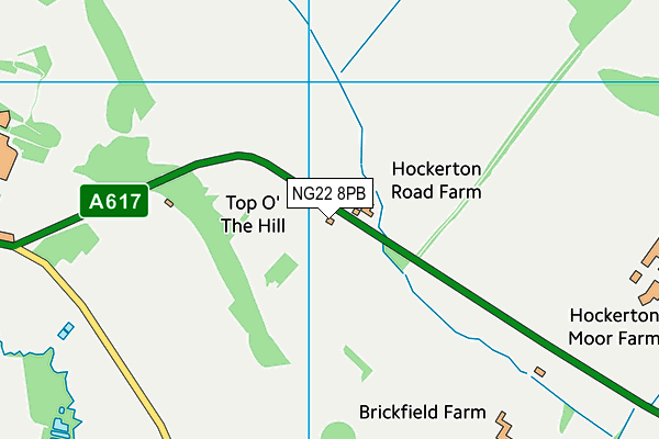 NG22 8PB map - OS VectorMap District (Ordnance Survey) NG22 8PB map - OS VectorMap District (Ordnance Survey)
