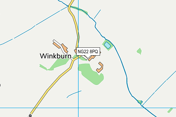 NG22 8PQ map - OS VectorMap District (Ordnance Survey) NG22 8PQ map - OS VectorMap District (Ordnance Survey)