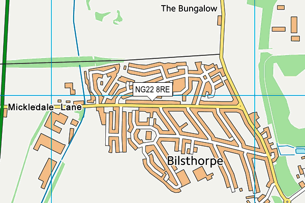 NG22 8RE map - OS VectorMap District (Ordnance Survey) NG22 8RE map - OS VectorMap District (Ordnance Survey)