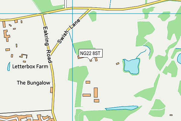NG22 8ST map - OS VectorMap District (Ordnance Survey) NG22 8ST map - OS VectorMap District (Ordnance Survey)