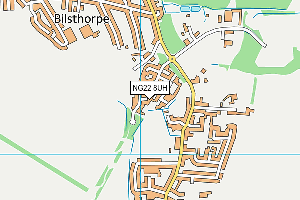 NG22 8UH map - OS VectorMap District (Ordnance Survey) NG22 8UH map - OS VectorMap District (Ordnance Survey)