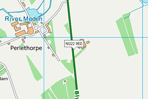 NG22 9ED map - OS VectorMap District (Ordnance Survey) NG22 9ED map - OS VectorMap District (Ordnance Survey)