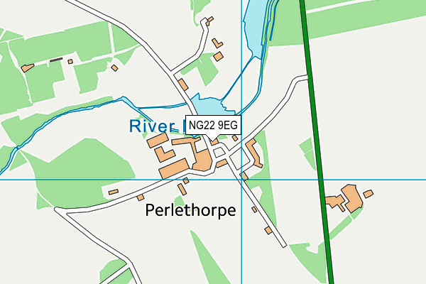 NG22 9EG map - OS VectorMap District (Ordnance Survey)
