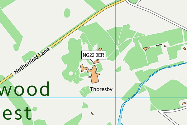 NG22 9ER map - OS VectorMap District (Ordnance Survey) NG22 9ER map - OS VectorMap District (Ordnance Survey)