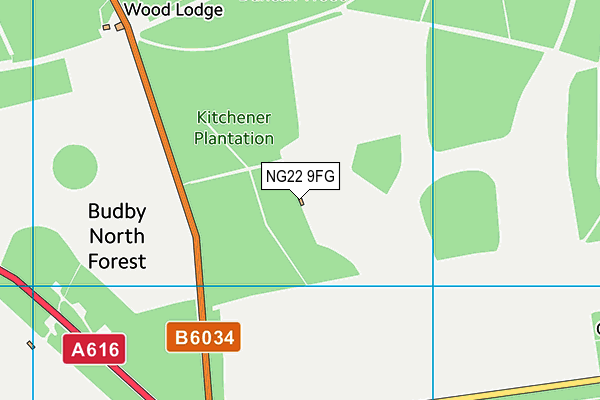 NG22 9FG map - OS VectorMap District (Ordnance Survey) NG22 9FG map - OS VectorMap District (Ordnance Survey)
