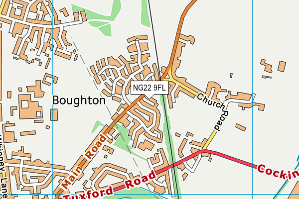 NG22 9FL map - OS VectorMap District (Ordnance Survey) NG22 9FL map - OS VectorMap District (Ordnance Survey)