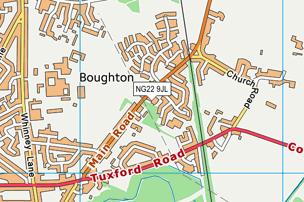 NG22 9JL map - OS VectorMap District (Ordnance Survey) NG22 9JL map - OS VectorMap District (Ordnance Survey)