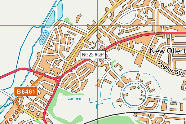 NG22 9QP map - OS VectorMap District (Ordnance Survey) NG22 9QP map - OS VectorMap District (Ordnance Survey)