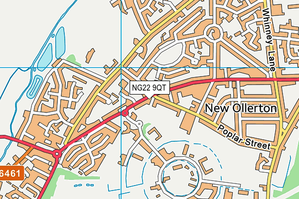NG22 9QT map - OS VectorMap District (Ordnance Survey) NG22 9QT map - OS VectorMap District (Ordnance Survey)