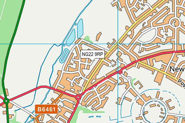 NG22 9RP map - OS VectorMap District (Ordnance Survey) NG22 9RP map - OS VectorMap District (Ordnance Survey)