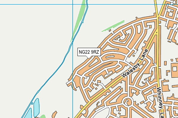 NG22 9RZ map - OS VectorMap District (Ordnance Survey) NG22 9RZ map - OS VectorMap District (Ordnance Survey)