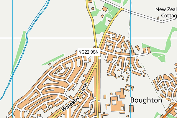 NG22 9SN map - OS VectorMap District (Ordnance Survey) NG22 9SN map - OS VectorMap District (Ordnance Survey)