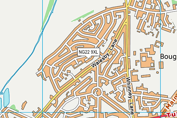 NG22 9XL map - OS VectorMap District (Ordnance Survey) NG22 9XL map - OS VectorMap District (Ordnance Survey)