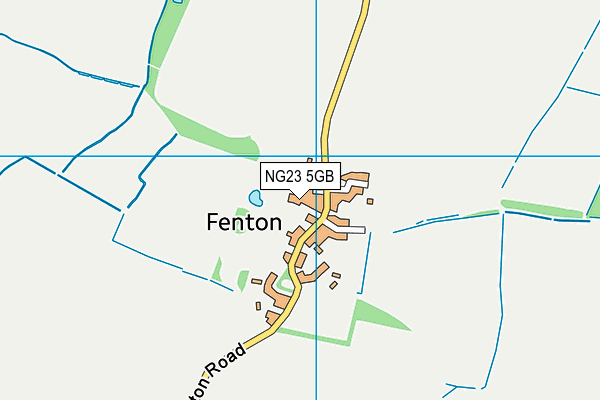 NG23 5GB map - OS VectorMap District (Ordnance Survey) NG23 5GB map - OS VectorMap District (Ordnance Survey)
