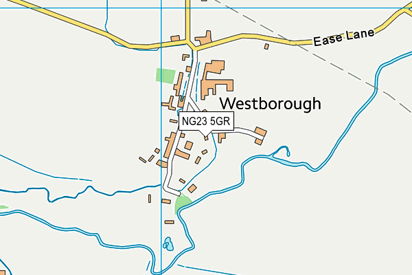 NG23 5GR map - OS VectorMap District (Ordnance Survey) NG23 5GR map - OS VectorMap District (Ordnance Survey)