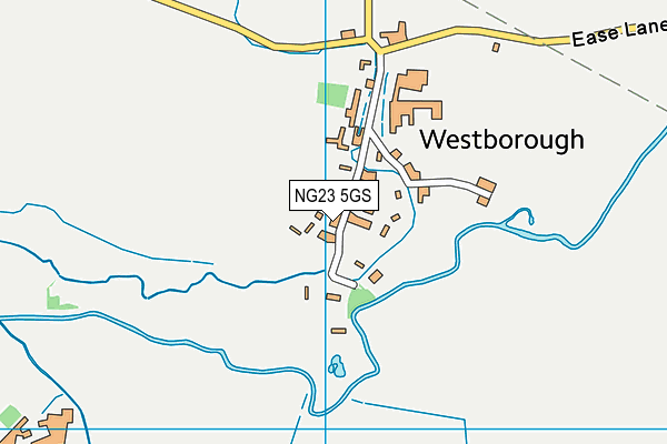 NG23 5GS map - OS VectorMap District (Ordnance Survey) NG23 5GS map - OS VectorMap District (Ordnance Survey)