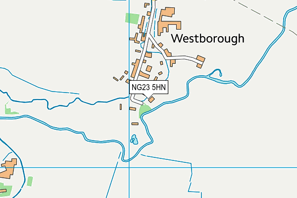 NG23 5HN map - OS VectorMap District (Ordnance Survey) NG23 5HN map - OS VectorMap District (Ordnance Survey)