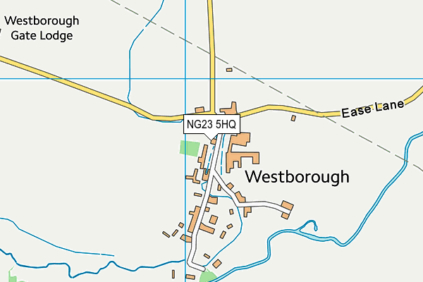 NG23 5HQ map - OS VectorMap District (Ordnance Survey) NG23 5HQ map - OS VectorMap District (Ordnance Survey)