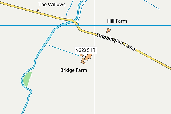 NG23 5HR map - OS VectorMap District (Ordnance Survey) NG23 5HR map - OS VectorMap District (Ordnance Survey)