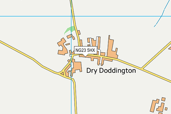 NG23 5HX map - OS VectorMap District (Ordnance Survey) NG23 5HX map - OS VectorMap District (Ordnance Survey)