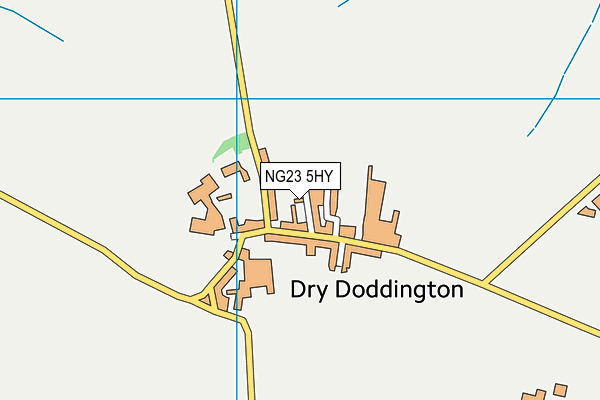 NG23 5HY map - OS VectorMap District (Ordnance Survey) NG23 5HY map - OS VectorMap District (Ordnance Survey)
