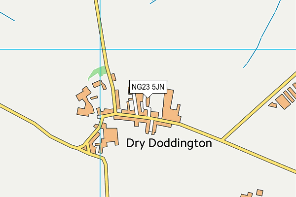 NG23 5JN map - OS VectorMap District (Ordnance Survey) NG23 5JN map - OS VectorMap District (Ordnance Survey)