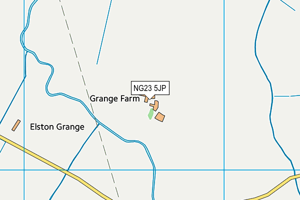 NG23 5JP map - OS VectorMap District (Ordnance Survey) NG23 5JP map - OS VectorMap District (Ordnance Survey)