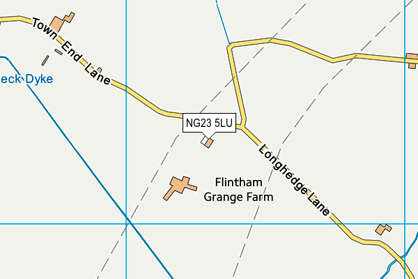 NG23 5LU map - OS VectorMap District (Ordnance Survey) NG23 5LU map - OS VectorMap District (Ordnance Survey)