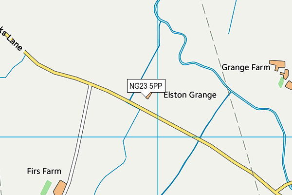 NG23 5PP map - OS VectorMap District (Ordnance Survey) NG23 5PP map - OS VectorMap District (Ordnance Survey)