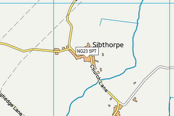 NG23 5PT map - OS VectorMap District (Ordnance Survey) NG23 5PT map - OS VectorMap District (Ordnance Survey)