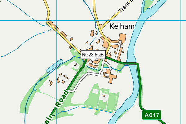 NG23 5QB map - OS VectorMap District (Ordnance Survey) NG23 5QB map - OS VectorMap District (Ordnance Survey)