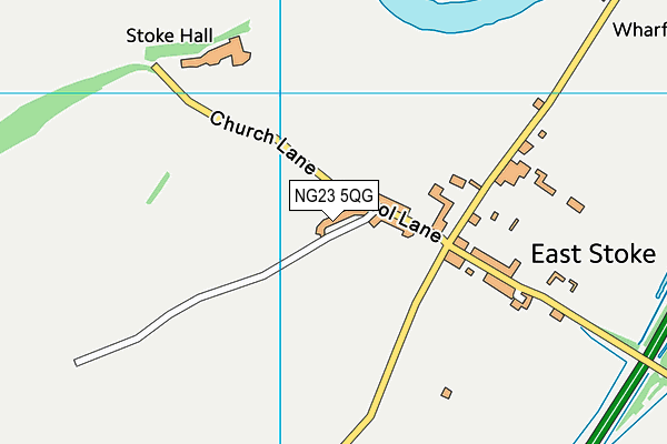 NG23 5QG map - OS VectorMap District (Ordnance Survey) NG23 5QG map - OS VectorMap District (Ordnance Survey)