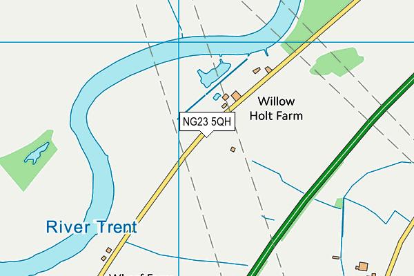 NG23 5QH map - OS VectorMap District (Ordnance Survey) NG23 5QH map - OS VectorMap District (Ordnance Survey)