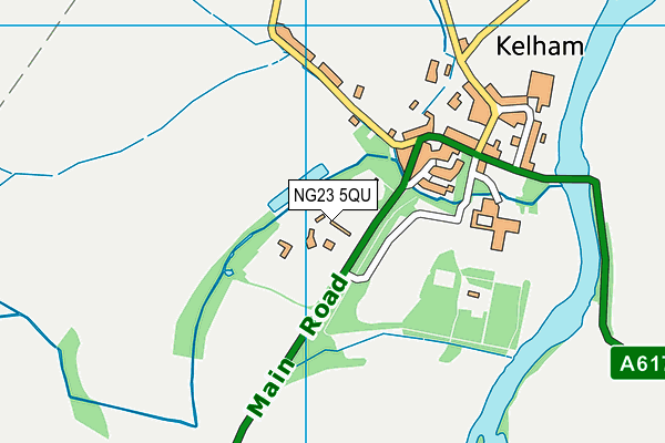 NG23 5QU map - OS VectorMap District (Ordnance Survey) NG23 5QU map - OS VectorMap District (Ordnance Survey)