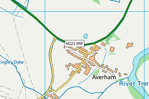 NG23 5RP map - OS VectorMap District (Ordnance Survey) NG23 5RP map - OS VectorMap District (Ordnance Survey)