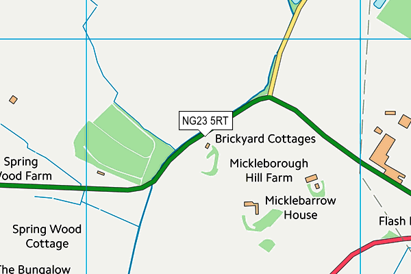 NG23 5RT map - OS VectorMap District (Ordnance Survey) NG23 5RT map - OS VectorMap District (Ordnance Survey)