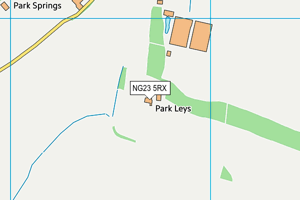 NG23 5RX map - OS VectorMap District (Ordnance Survey) NG23 5RX map - OS VectorMap District (Ordnance Survey)