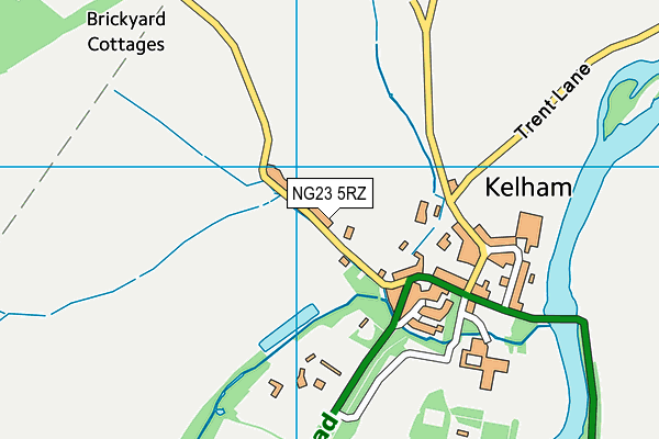 NG23 5RZ map - OS VectorMap District (Ordnance Survey) NG23 5RZ map - OS VectorMap District (Ordnance Survey)